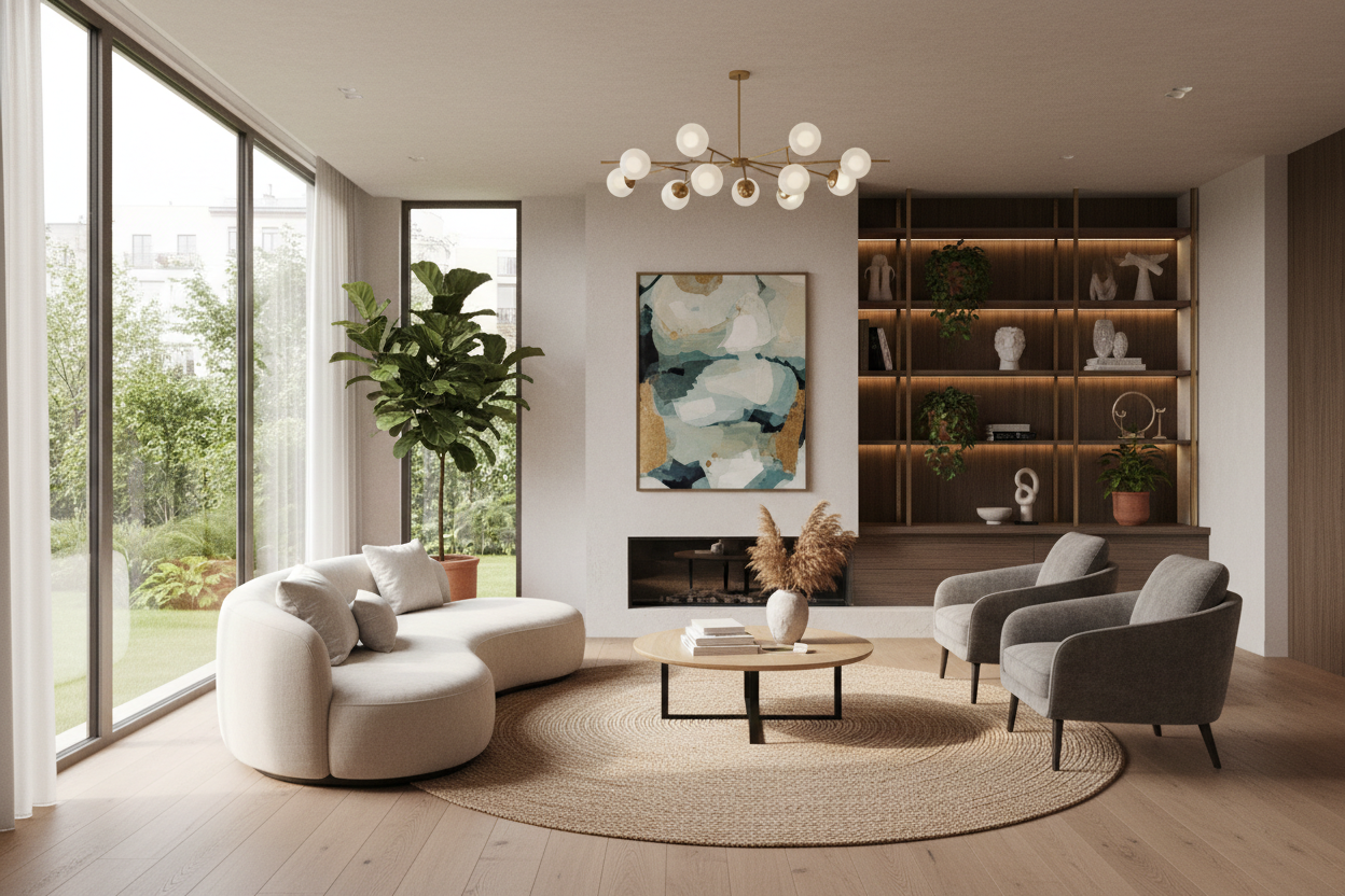 Example luxury apartment interior 2